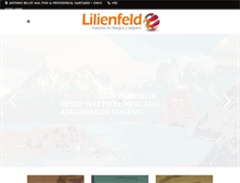 Tablet Screenshot of lilienfeld.cl